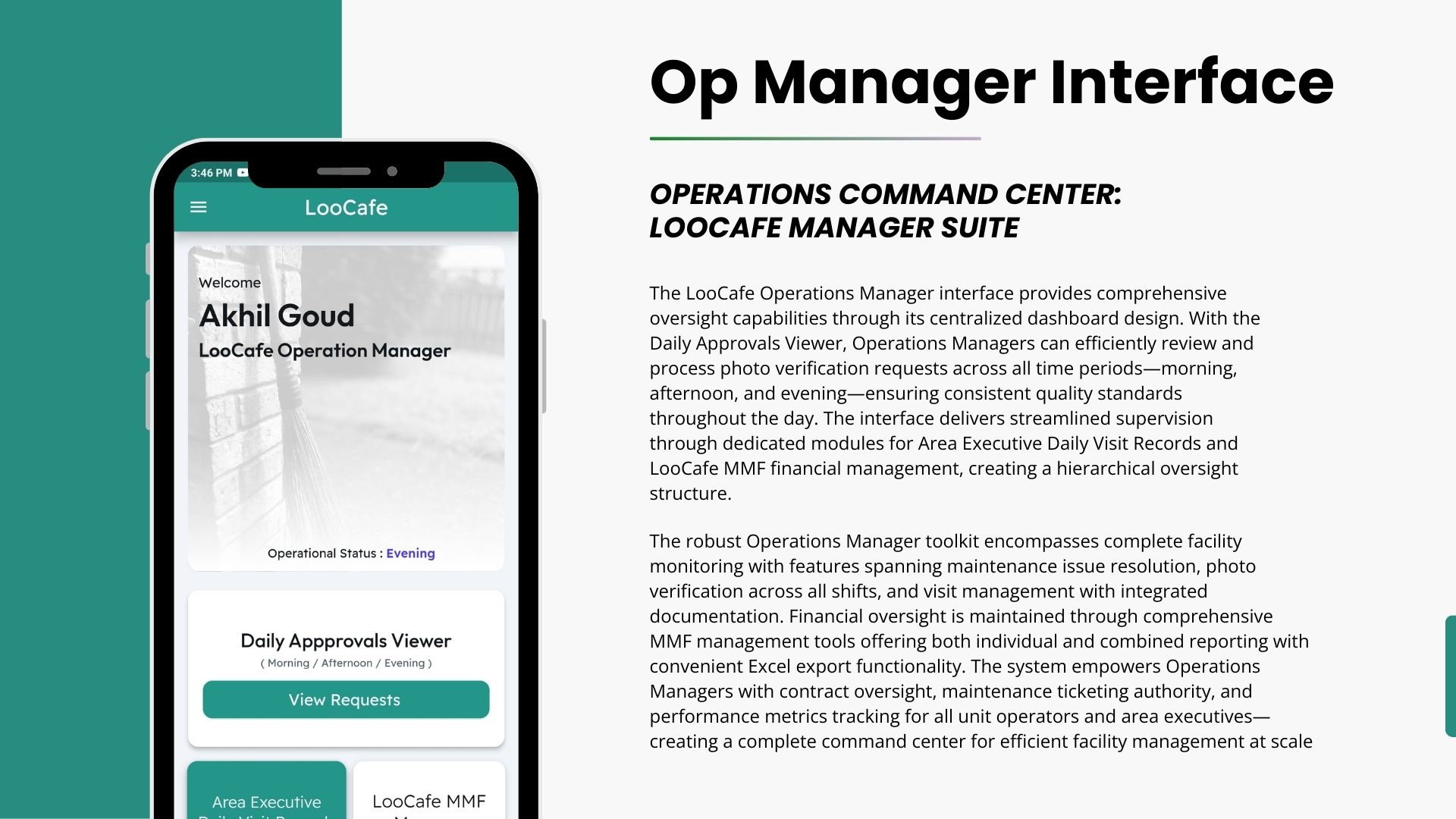 Operations Manager Command Center