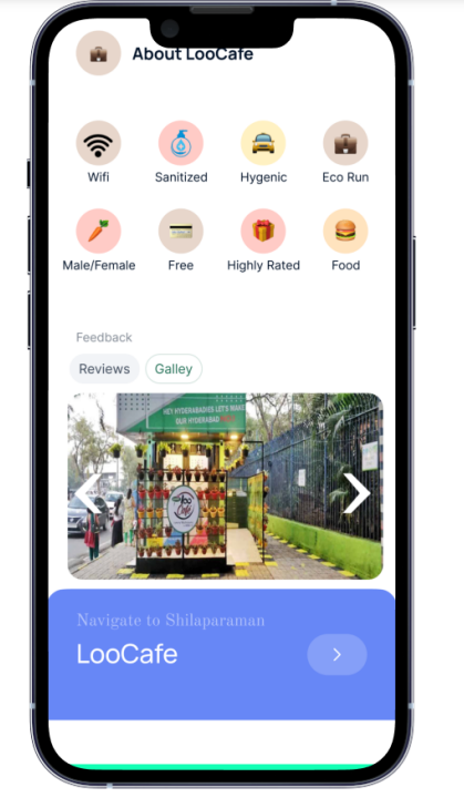 LooCafe Technology Screenshot 2